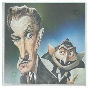 Count Drakula Halloween cutting board